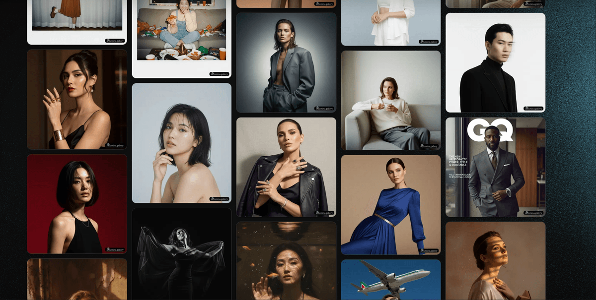 Lumina Gallery AI Photo Templates